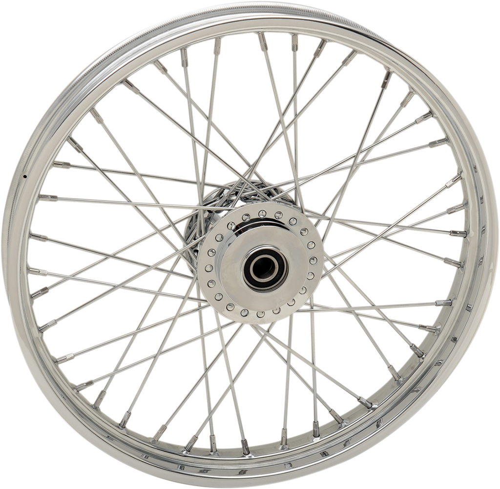 DRAG SPECIALTIES Front Wheel - Single Disc/No ABS - Chrome - 21"x2.15" - '08+ XL FITS 08-20 MODELS 64424