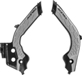 ACERBIS X-Grip Frame Guards - Black/Gray 2733451001
