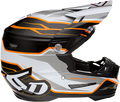 6D ATR-2 Helmet - Phase - White/Orange - Large 12-2827