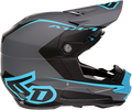 6D ATR-1 Helmet - Stealth - Cyan - Large 10-4627