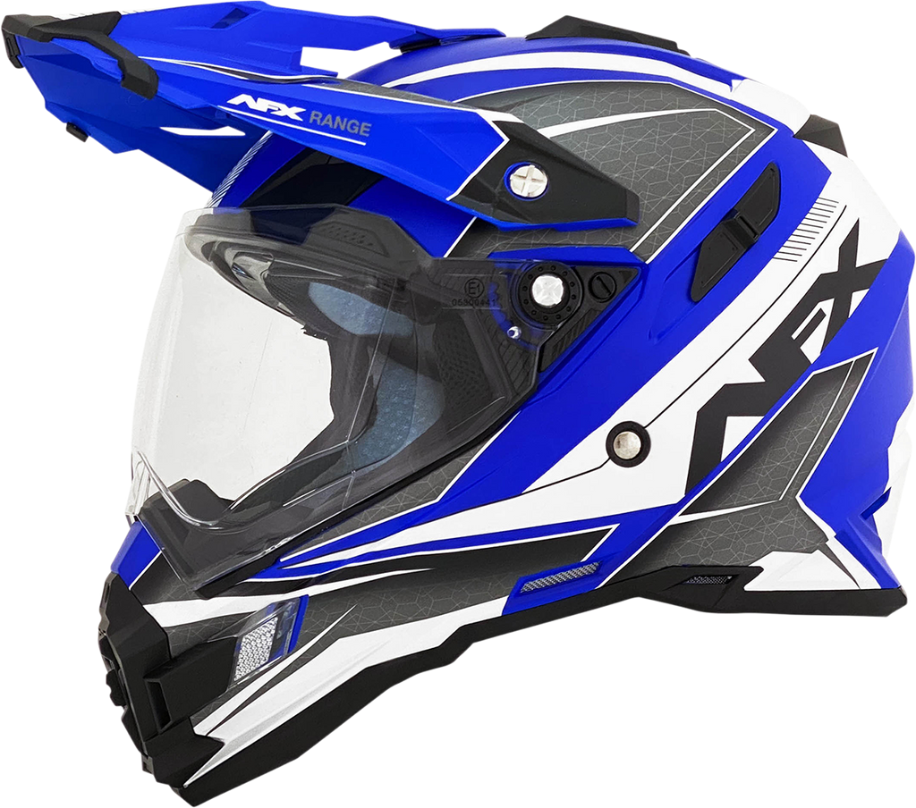AFX FX-41 Helmet - Range - Matte Blue - XL 0140-0074