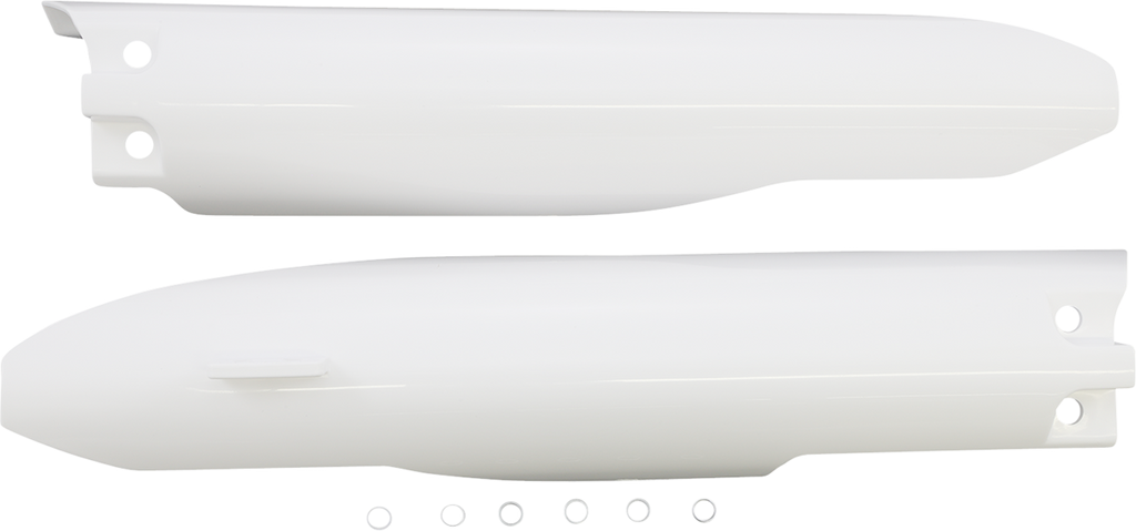 ACERBIS Lower Fork Covers - White 2115010002