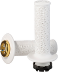 MOOSE RACING Grips - Lock-On - White/Gold B36MRW-D