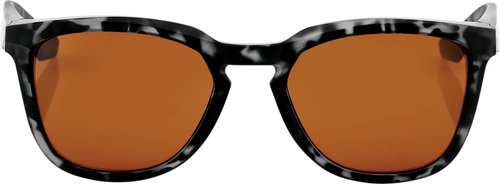 100% Hudson Sunglasses - Black Havana - Bronze 61028-259-73