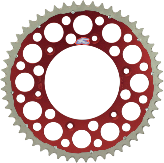 RENTHAL Twinring™ Rear Sprocket - 48 Tooth - Red 1540-520-48GPRD
