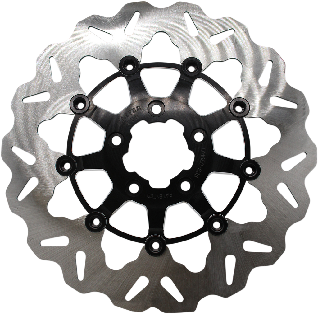 GALFER Front Wave® Rotor - Black Carrier DF680CW-C