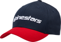 ALPINESTARS Linear Hat - Navy/Red - L/XL 1230810057030LX