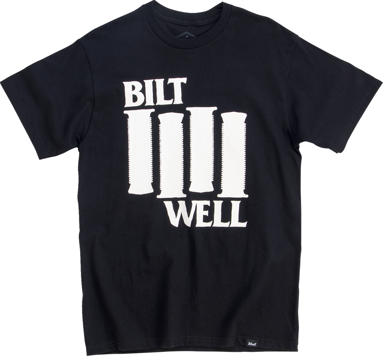 BILTWELL Damaged T-Shirt - Black - Medium 8101-073-003