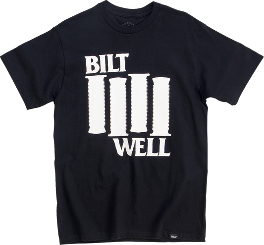 BILTWELL Damaged T-Shirt - Black - Medium 8101-073-003