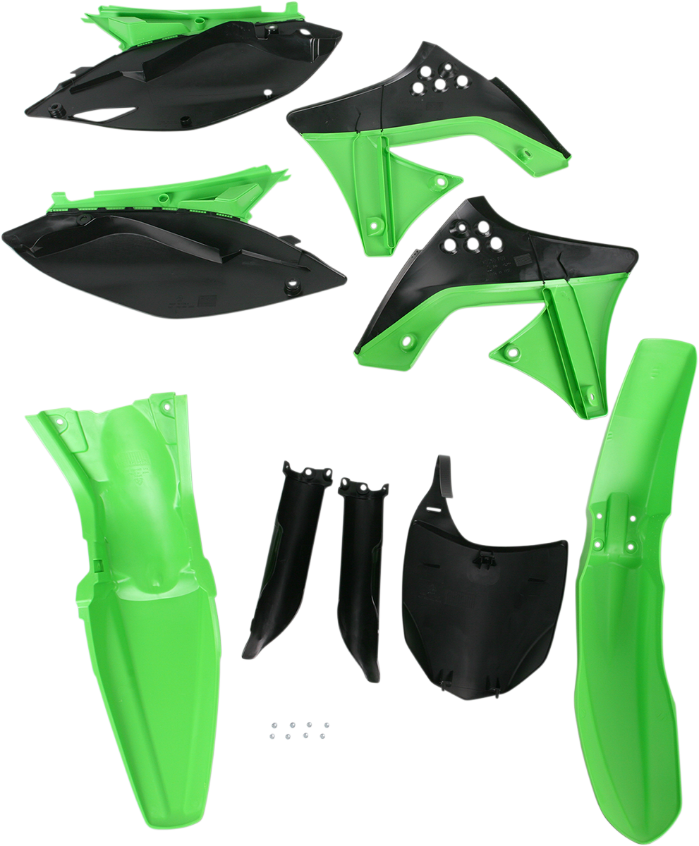 ACERBIS Full Replacement Body Kit - OEM Green/Black 2198050145