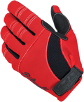 BILTWELL Moto Gloves - Red/Black/White - XL 1501-0804-005