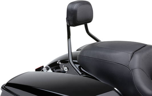 COBRA Detachable Backrest - Black - Short - FLH/FLT 602-2212B