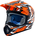 AFX FX-17 Helmet - Butterfly - Matte Orange - Small 0110-7112