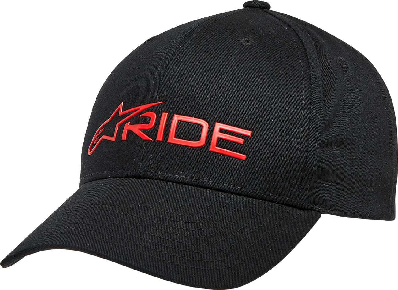 ALPINESTARS Ride 3.0 Hat - Black/Red - One Size 1232-81030-1030