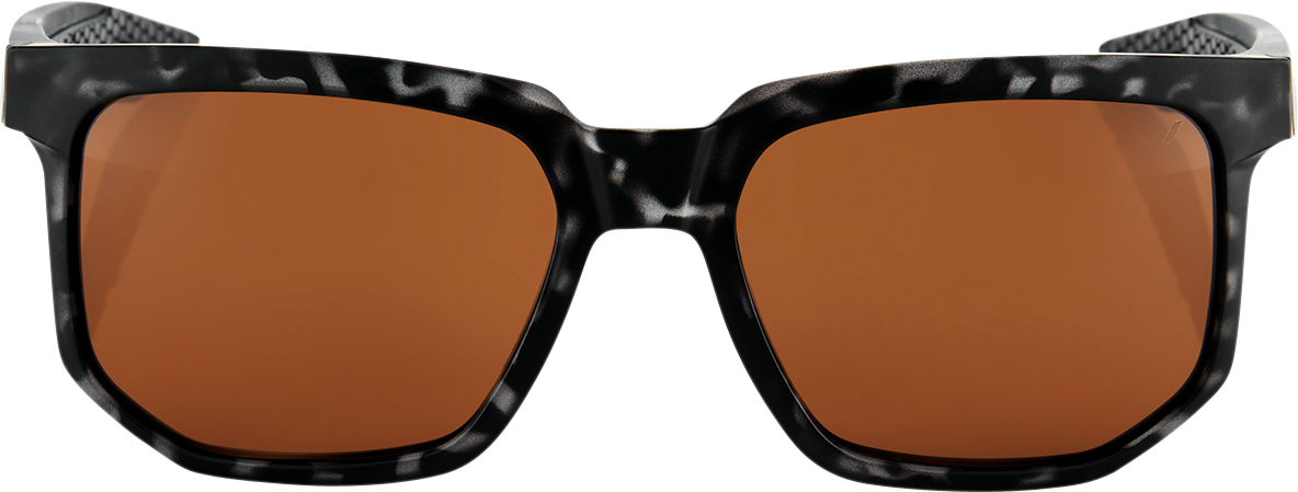 100% Centric Sunglasses - Black Havana - Bronze 61027-259-73