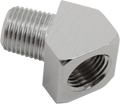 DRAG SPECIALTIES 45° Male/Female Oil Gauge Fitting 1/8" Male NPT|1/8" Female NPT - For Oil Tank/Master Cylinder 245200-PB