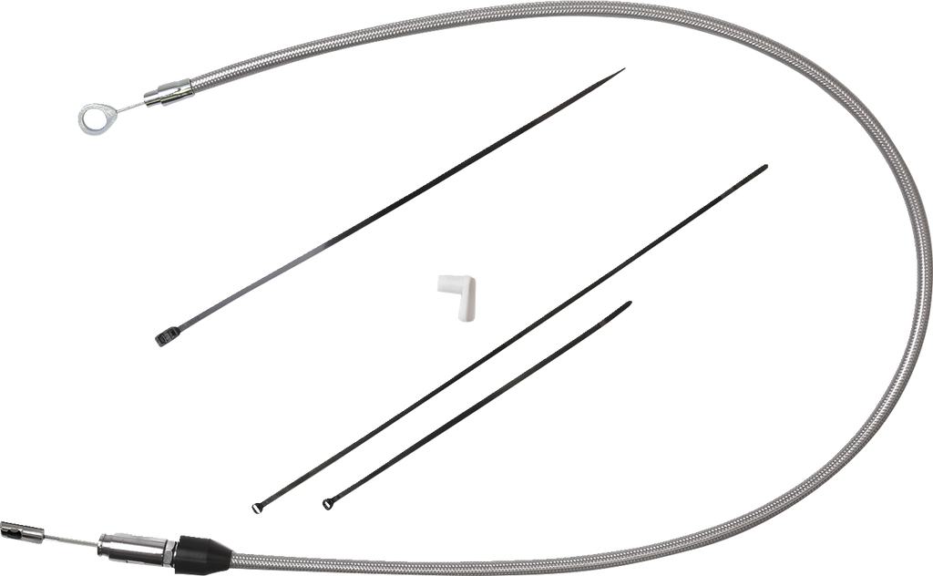 DRAG SPECIALTIES Clutch Cable - Upper - 36" - Stainless Steel 5323402HE