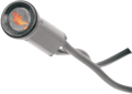 DRAG SPECIALTIES Snap-In Indicator Light - Oil Indicator - Black Bezel 160900