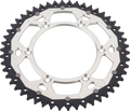 MOOSE RACING Dual Sprocket - Silver - 49 Tooth 1210-822-49-11X