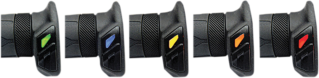 KOSO NORTH AMERICA Grips - Heated - Apollo - 7/8" 4 TWIST THROTTLE & 7/8BAR AM111030