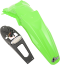 UFO Enduro Rear Fender - with Light - Green KA03791-026