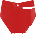 ACERBIS Front Number Plate - Red 2685950004