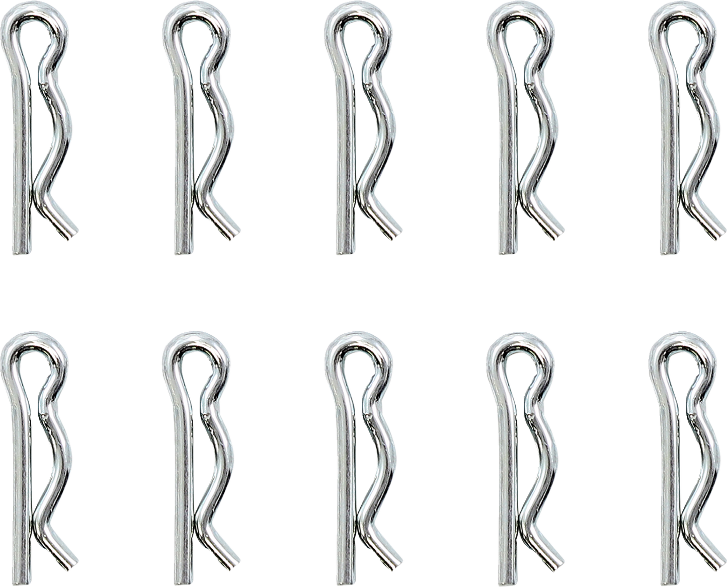 DRAG SPECIALTIES Axle Clip - Chrome - Rear - 10 Pack W16-0348-C