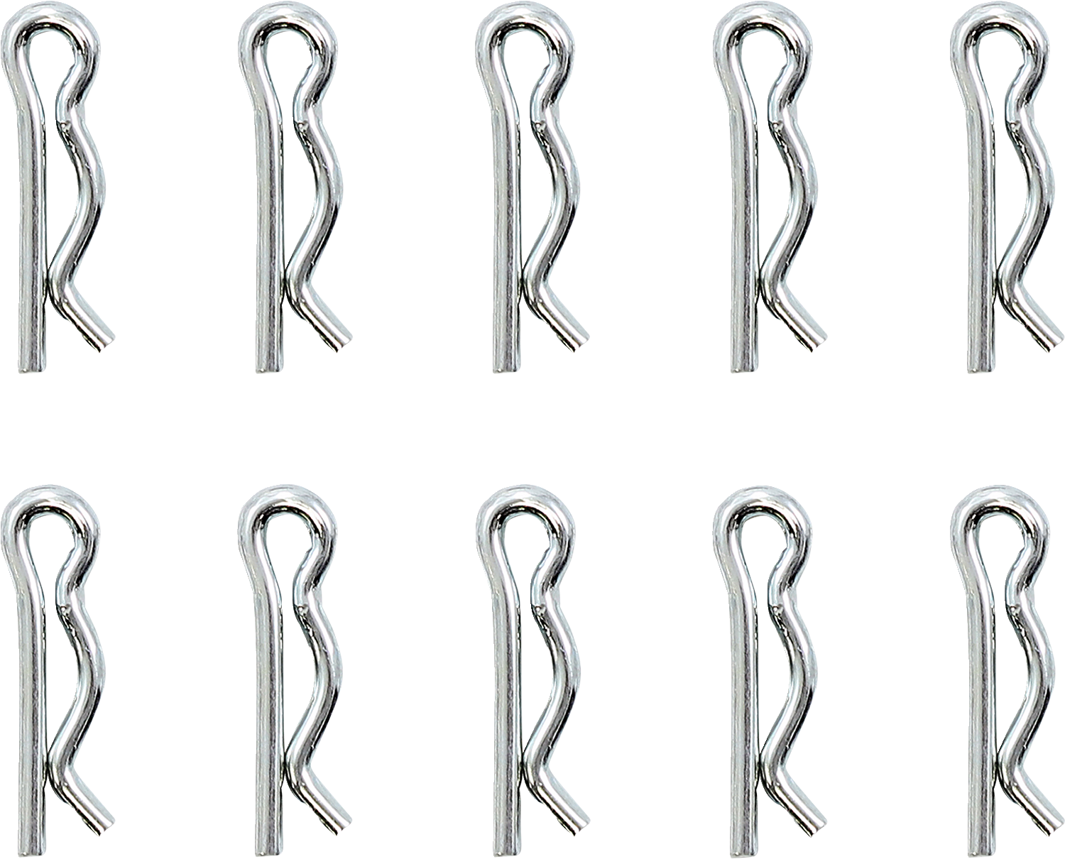 DRAG SPECIALTIES Axle Clip - Chrome - Rear - 10 Pack W16-0348-C