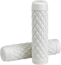 BILTWELL Grips - Torker - 1" - White 6705-0201