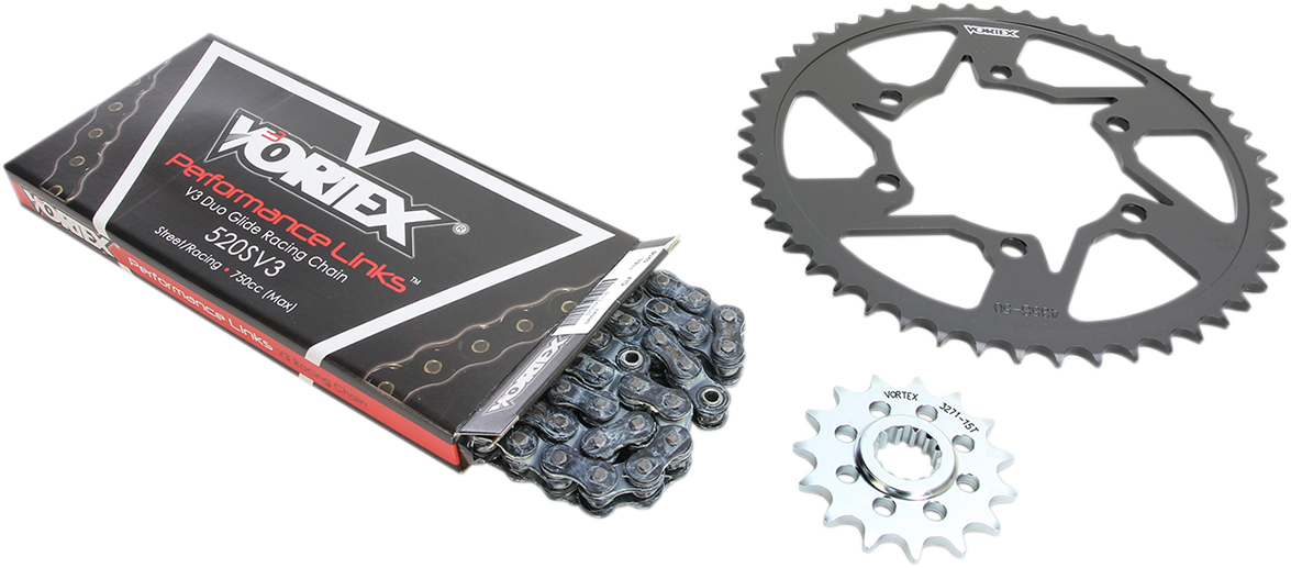 VORTEX Steel Chain Kit - Black CK6345