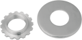 DRAG SPECIALTIES Steering Stem Bearing Adjusting Nut with Dust Cover - Chrome 23-0326-BC102