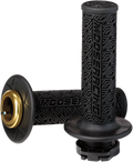 MOOSE RACING Grips - Lock-On - Black/Gold B36MRB-D
