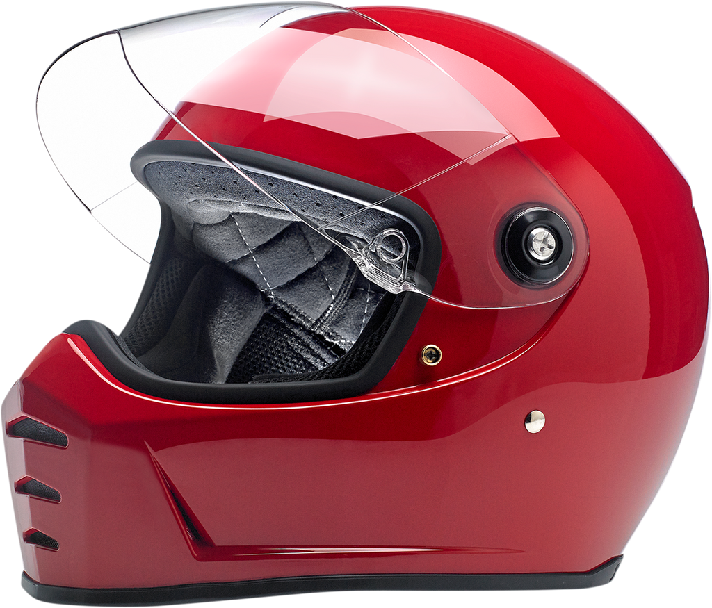 BILTWELL Lane Splitter Helmet - Gloss Blood Red - Medium 1004-837-103