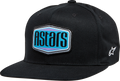 ALPINESTARS Belvedere Flat Bill Hat - Black - One Size 1232-81050-10