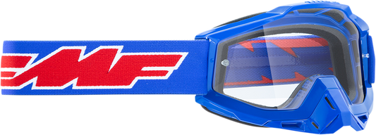 FMF PowerBomb Goggles - Rocket - Blue - Clear F-50036-00002 2601-2973