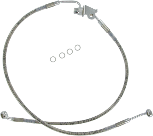 DRAG SPECIALTIES Brake Line - Rear - Stainless Steel ACTUALY A REAR BRAKE LINE 640229
