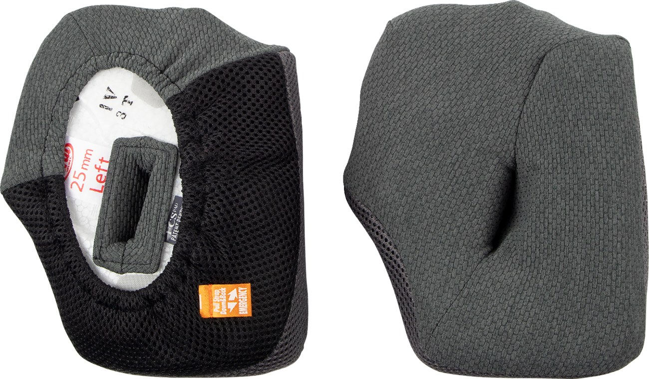 ARAI VX-Pro4 Cheek Pads - Gray - 25 mm 05-5418