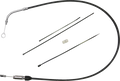 DRAG SPECIALTIES Clutch Cable - Upper - 45" - Black/Chrome 4323506HE
