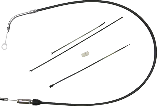 DRAG SPECIALTIES Clutch Cable - Upper - 39" - Black/Chrome 4323500HE