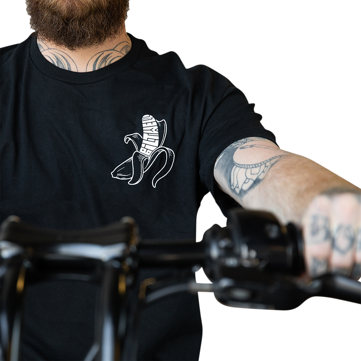 BILTWELL Go Ape T-Shirt - Black - Large 8101-051-004