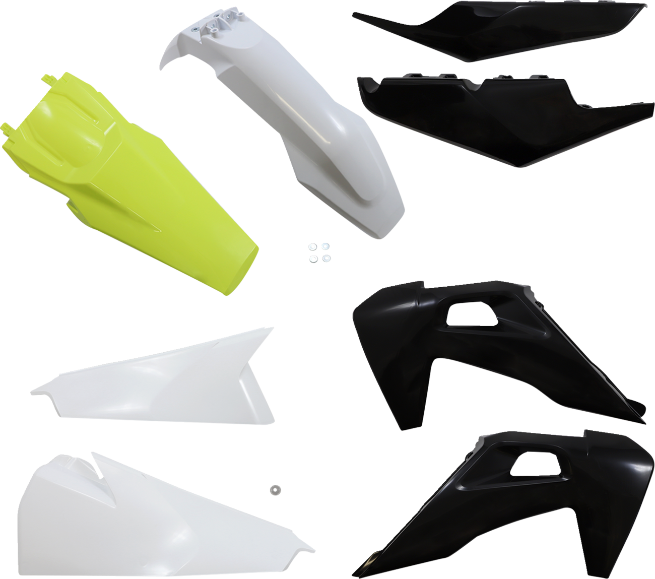 ACERBIS Standard Replacement Body Kit - White/Black/Yellow 2726567296