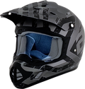 AFX FX-17 Helmet - Attack - Frost Gray/Matte Black - Medium 0110-7138
