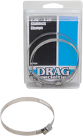 DRAG SPECIALTIES Clamps - Stainless Steel - 2.25"-3.25" 114-6244
