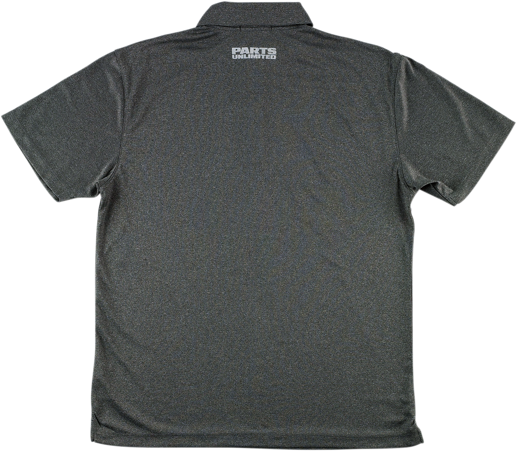 MOOSE RACING Polo Shirt - Heather Charcoal - 2XL 3040-2658