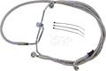 DRAG SPECIALTIES Brake Line - +8" - Stainless Steel - FXDF '08-'17 660325-8