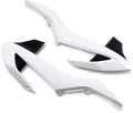 UFO Radiator Shrouds - OEM White/Black KT04073-999K