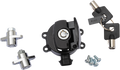 DRAG SPECIALTIES Side Hinge Ignition Switch with Saddlebag Lock - Gloss Black E21-0214GB/50