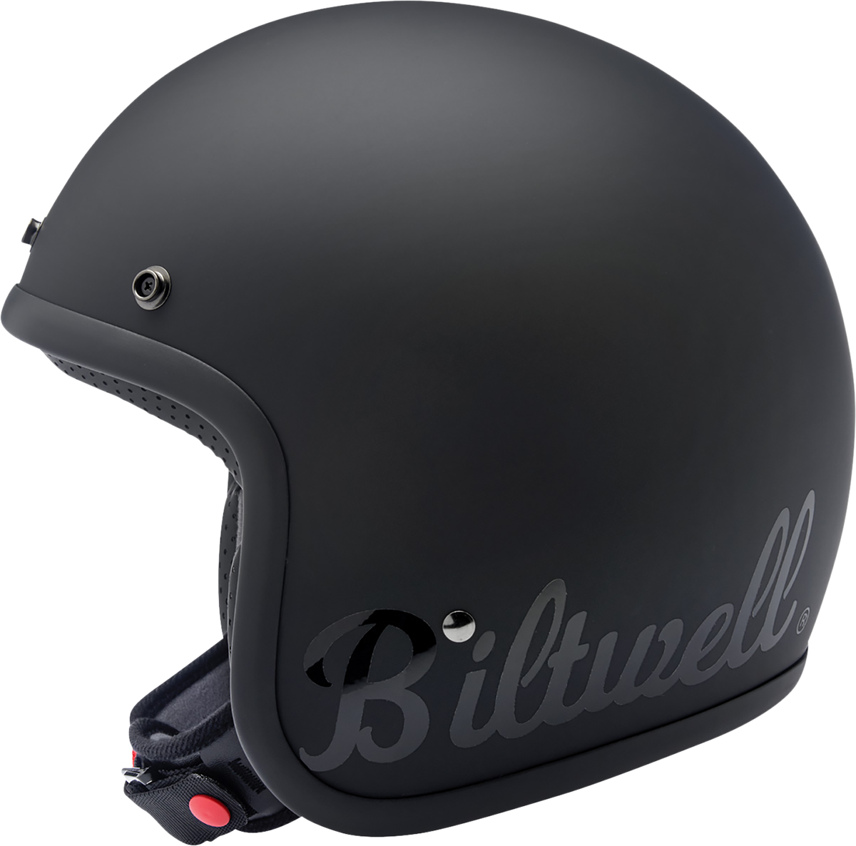 BILTWELL Bonanza Helmet - Flat Black Factory - Large 1001-638-204