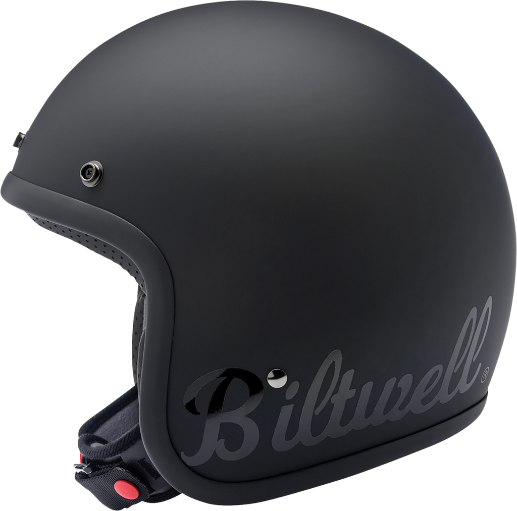 BILTWELL Bonanza Helmet - Flat Black Factory - XL 1001-638-205