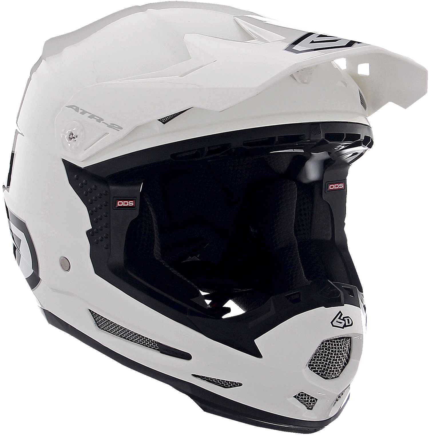 6D ATR-2 Helmet - Gloss White - Small 12-0525